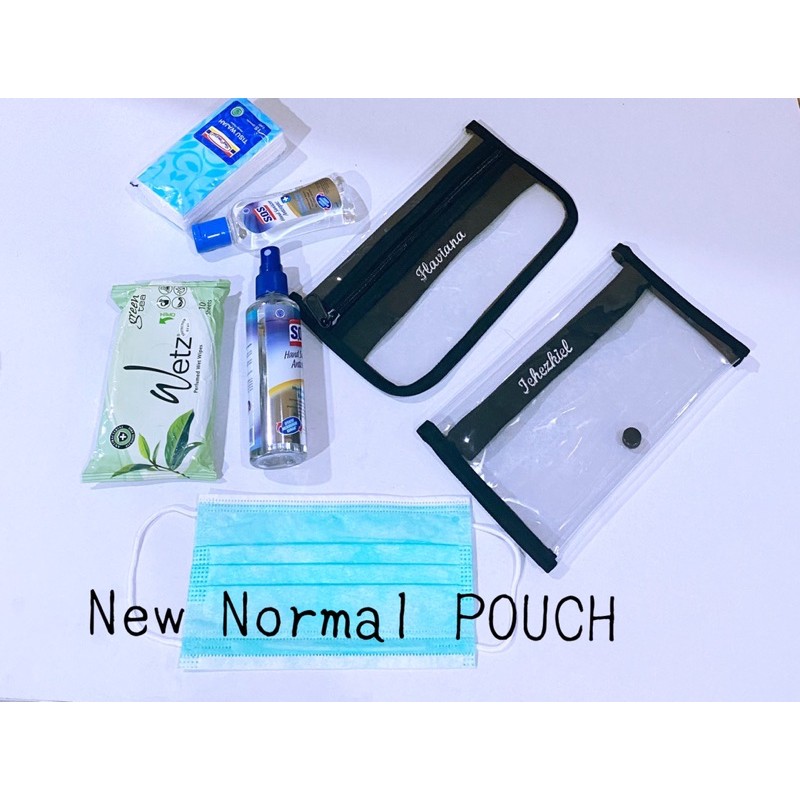 Fawn’G Handmade - New NORMAL POUCH / Mask Holder / Dompet masker kancing 2 sisi