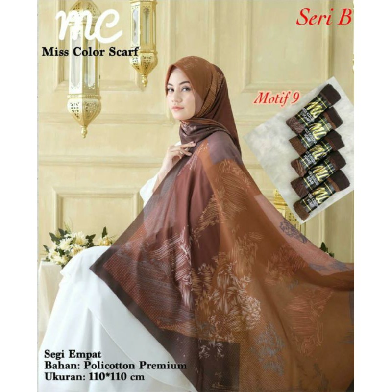 segiempat voal print (10 pcs)