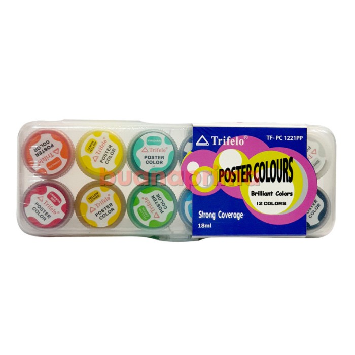 

Poster Colours Trifelo 12 Warna Cat Air Colors Melukis