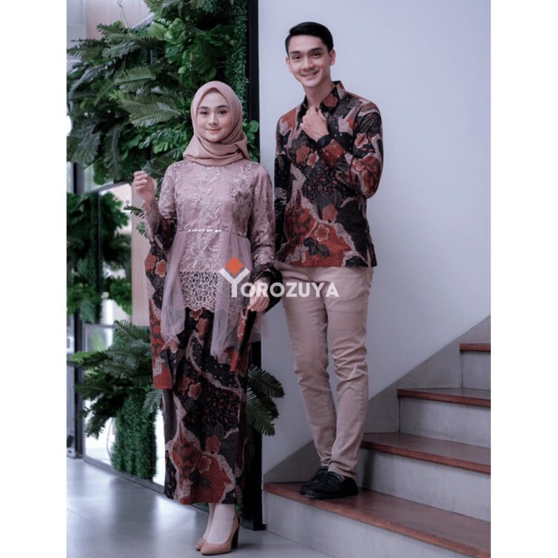 Kebaya Couple Modern, Kebaya Tunangan Lamaran, Kebaya Wisuda, Kebaya Kondangan-2