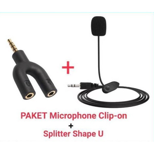 Mic Wireless/ Mic Clip On Lavalier G-Power Hp Vlog Youtuber Portable Mic for Iphone and Android Smartphone Condenser