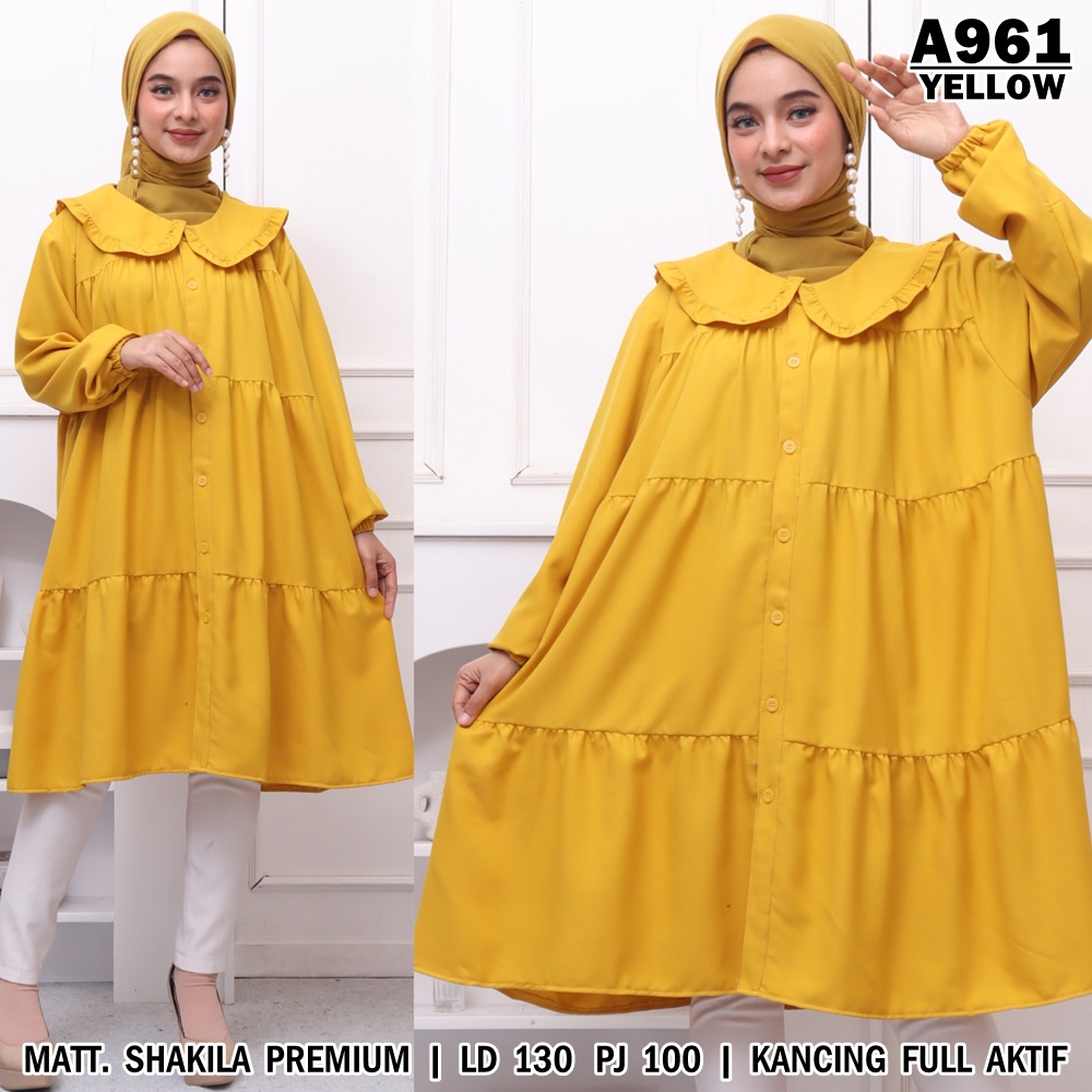 UNION11 - ATASAN TUNIK MUSLIM WANITA CASUAL / BUSANA MUSLIM HIJABER / TUNIK JUMBO WANITA / TUNIK WANITA KEKINIAN FUSCHIA