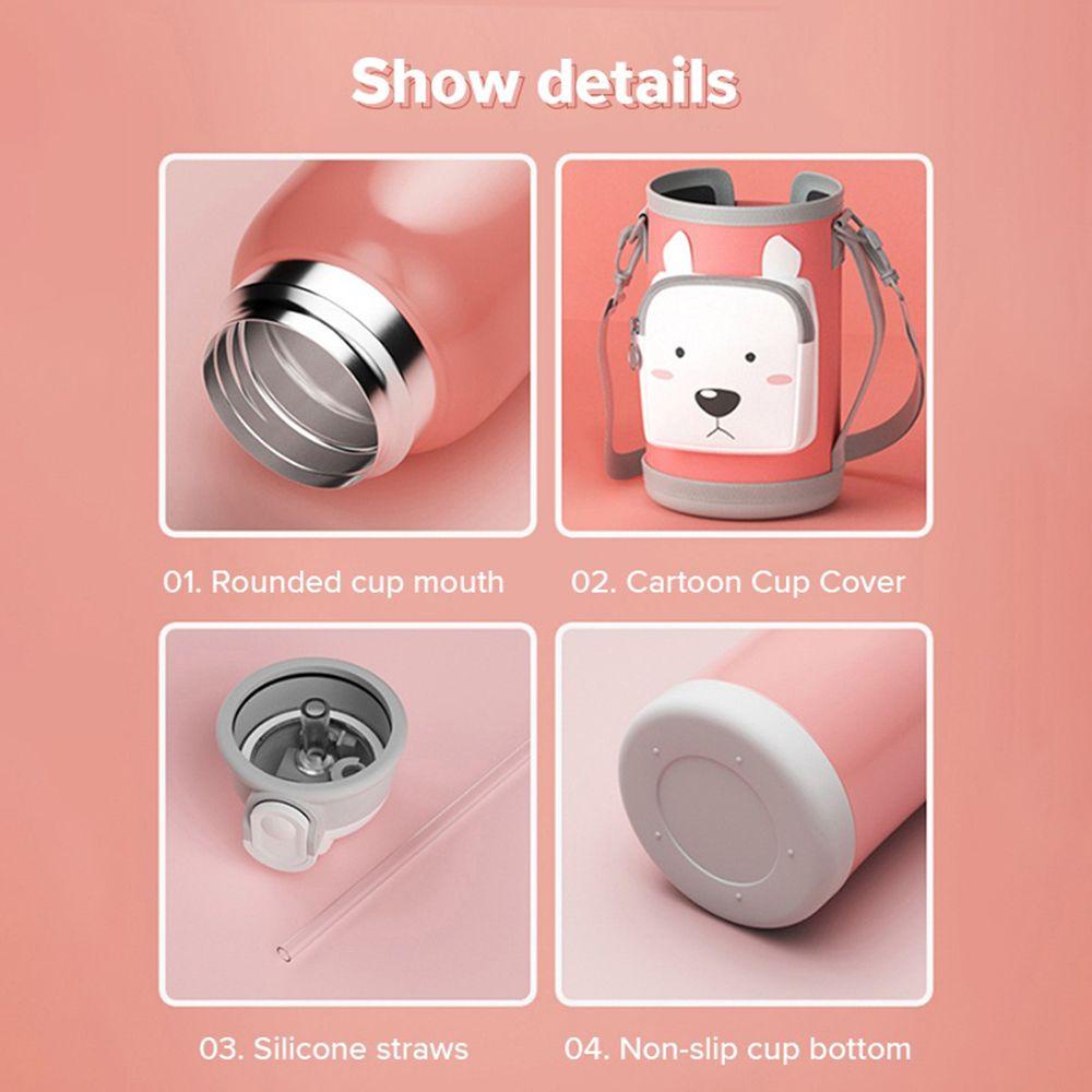 Top Smart Botol Termos Rumah Thermos Mug Thermal Insulation Dengan Motif Kartun Lucu