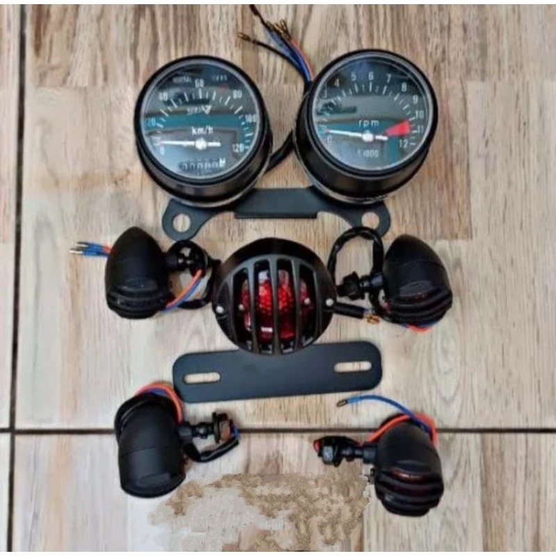 Spidometer Rpm Set Lampu Stop Gril Japstyle Plus Sen Depan Belakang Kualitas Terbaik