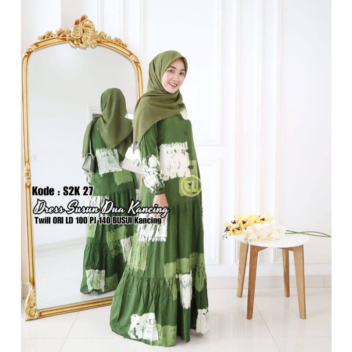 gamis elzhaf S2K 27 twill original