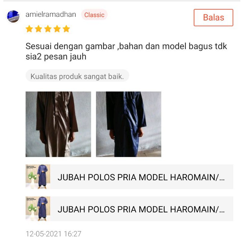 JUBAH POLOS PRIA MODEL HAROMAIN/PRODUK LOKAL BERKUALITAS/JUBAH DEWASA/GAMIS POLOS DEWASA