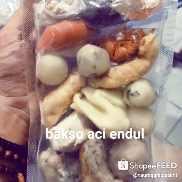 

Bakso Aci endul komplit asli khas garut