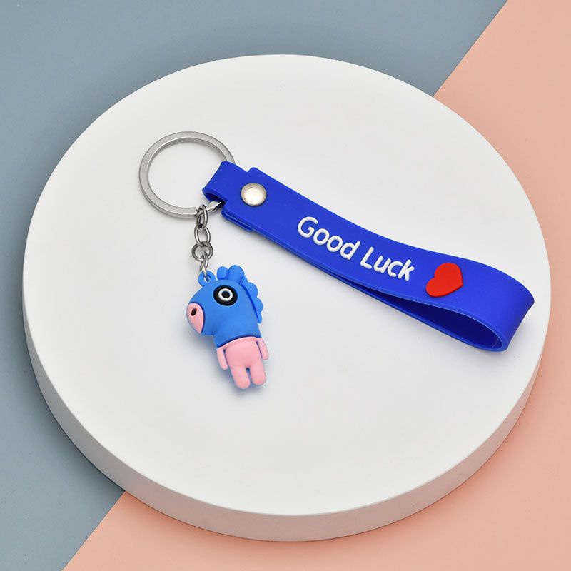 Kpop BTS BT21 Keychain Solid Keychain BTS Bangtan Boys Cute Cartoon Pendant JIMIN JIN JK JHOPE Fans Gift