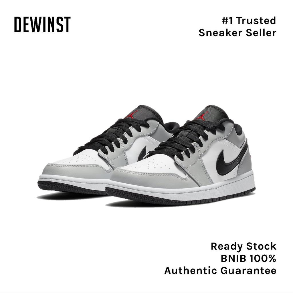 Air Jordan 1 Low Light Smoke Grey Men BNIB RESMI ORIGINAL