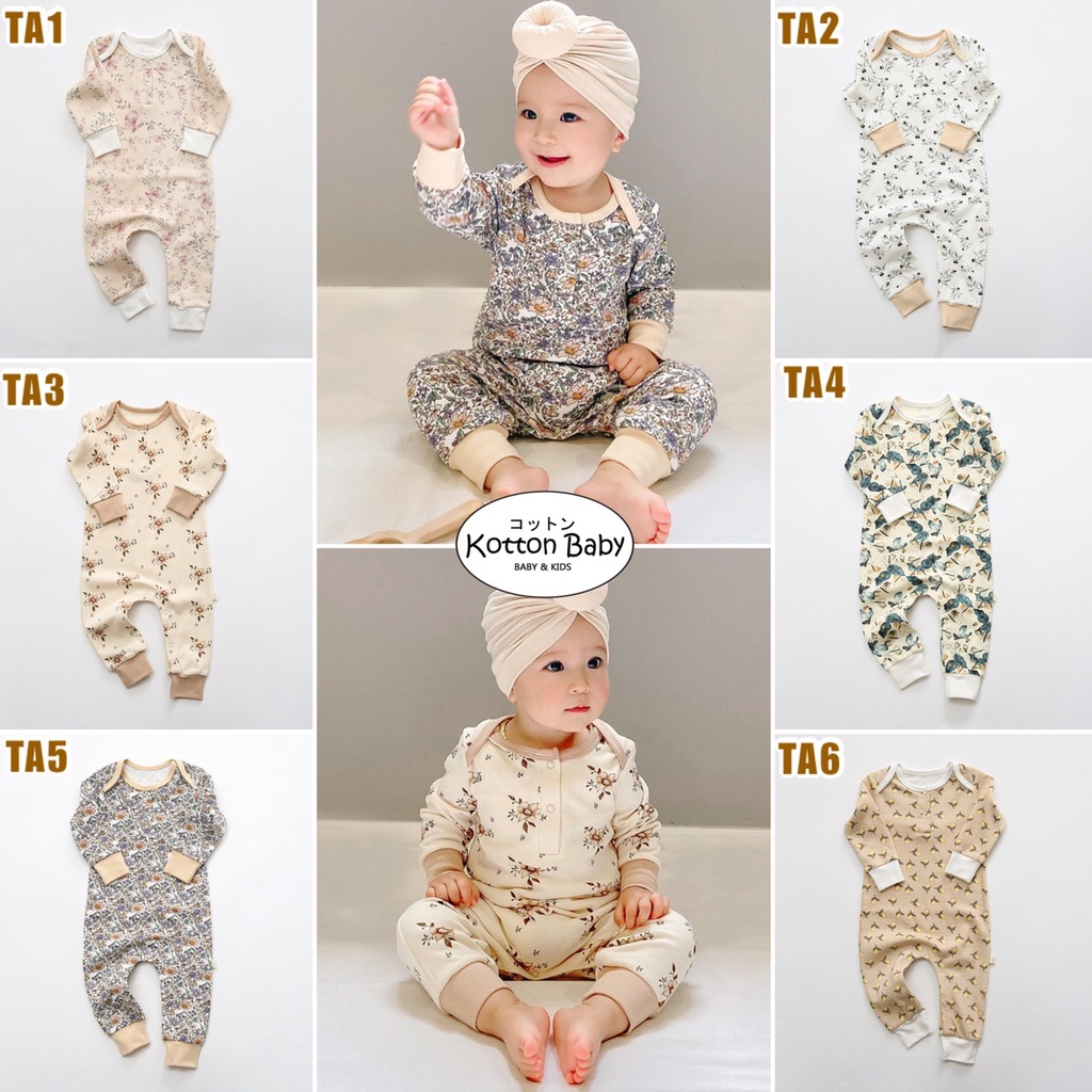 3-18bln JUMPER PIYAMA ANAK BAYI JUMPSUIT ROMPER BAJU PAKAIAN PEREMPUAN TGLE TA Catalog