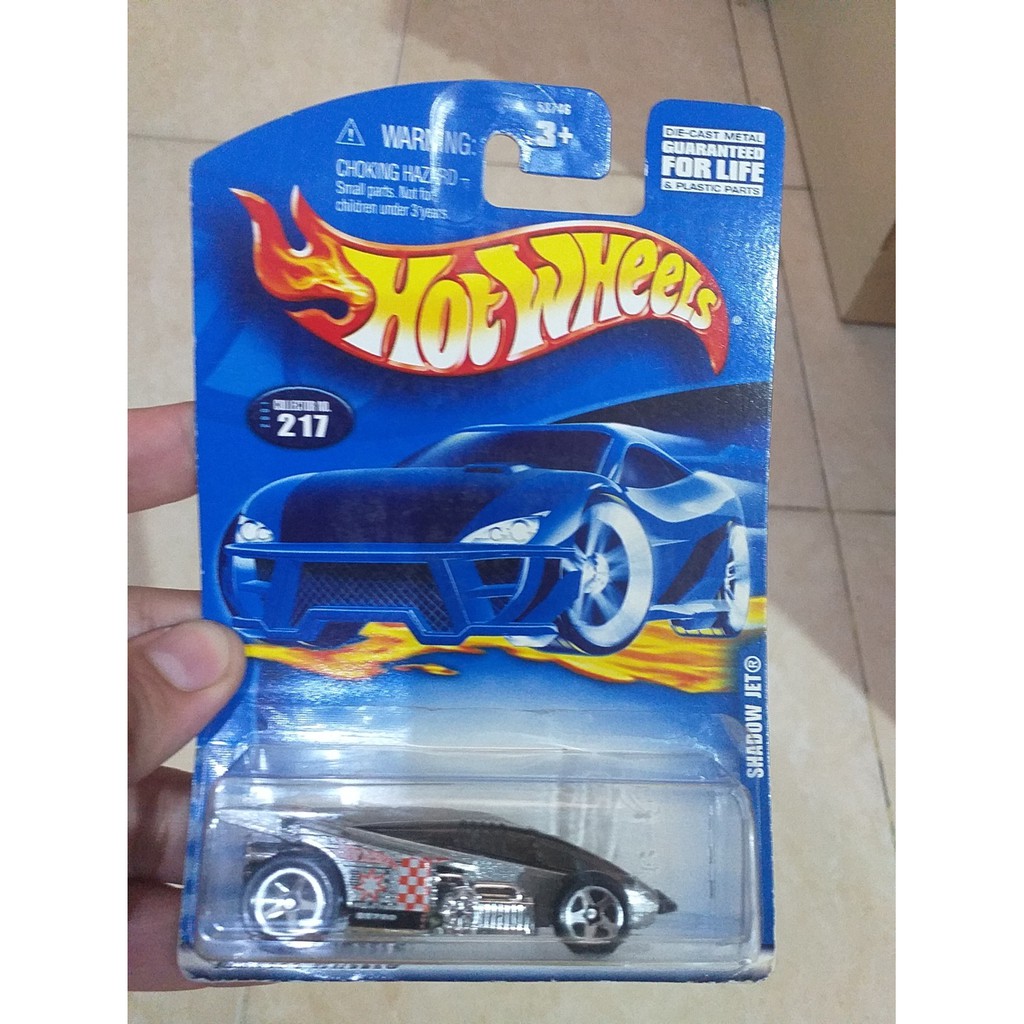 HOT WHEELS SHADOW JET SILVER