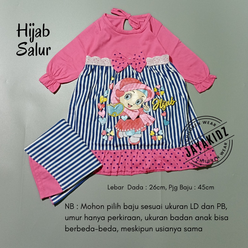 Baju Muslim Gamis Bayi Perempuan Usia Baby Newborn 0 6 12 Bulan - Dress Muslim Anak Bayi Perempuan Lucu 0 6 12 Bulan 1 Tahun Murah-FANTA-HIJAB SALUR