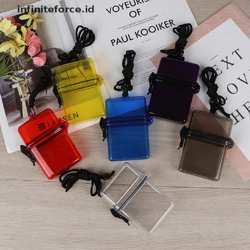 (Infiniteforce.Id) 1pc Kotak Holder Kunci / Uang Bahan Plastik Anti Air Untuk Outdoor