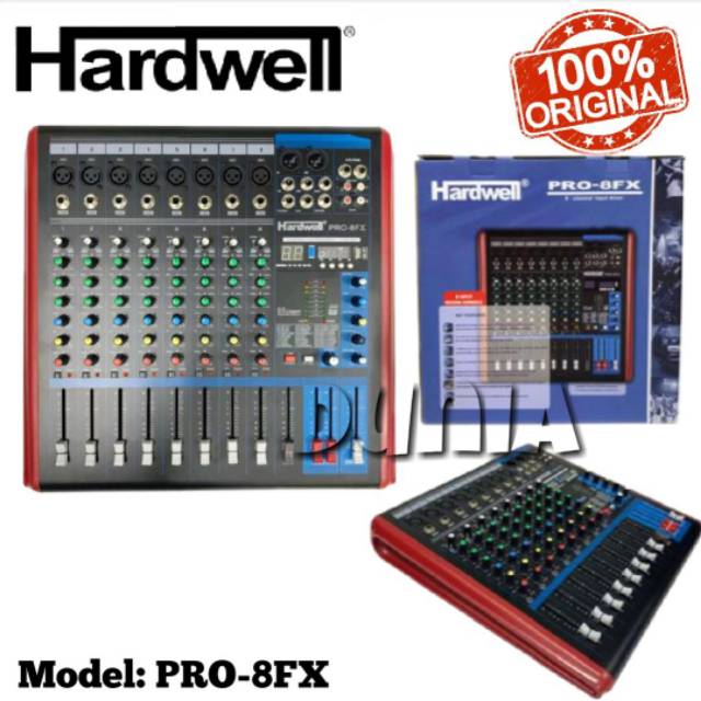 Mixer Hardwell PRO 8 FX Original 8 Channel