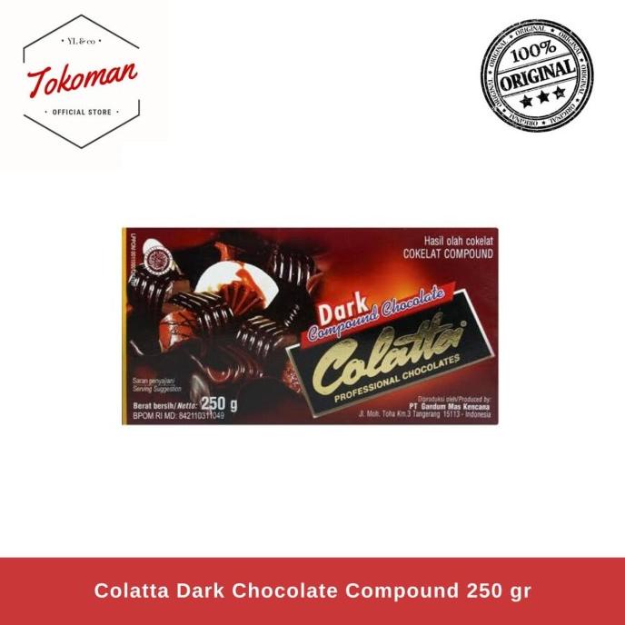 

Colatta Dark Chocolate 250 gr / Coklat Compound