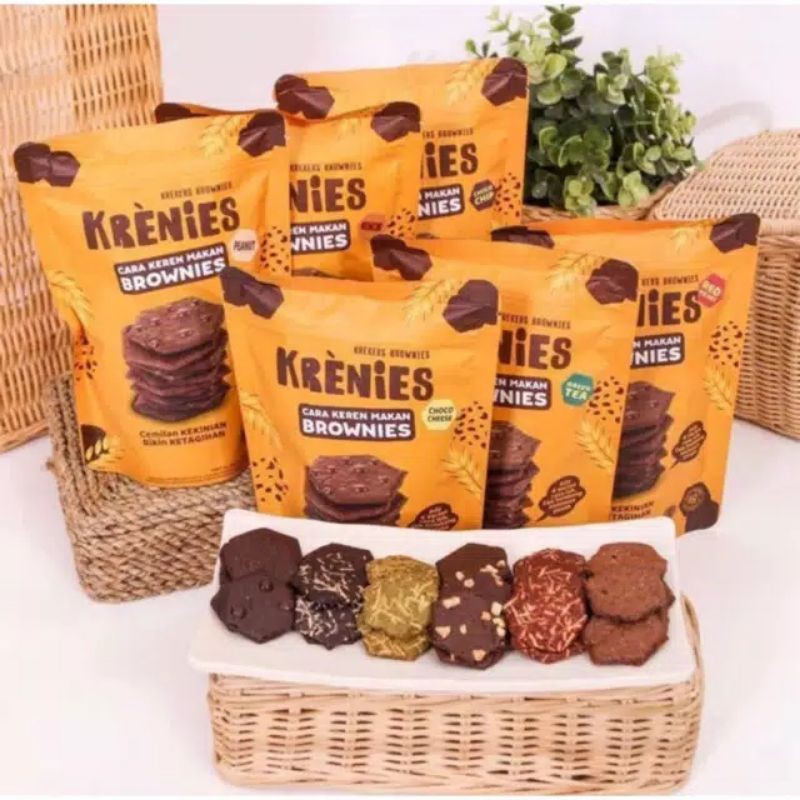 

Kripik brownies KRENIES