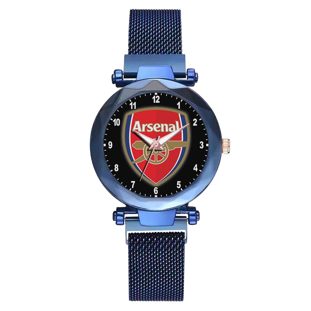 Jam Tangan Wanita Custom - ARSENAL 1 Free Box &amp; Batre Cadangan