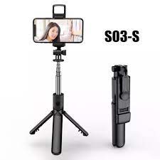 S03 Tongsis Tripod Remote Bluetooth Live Stream Selfie Stick