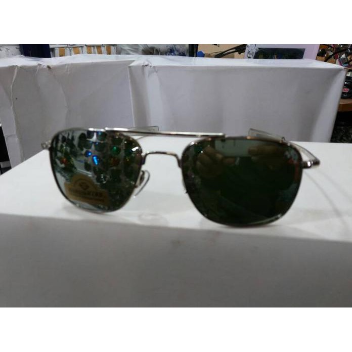 Kacamata Pilot Ao ( American Optikal ) Lensa Silver