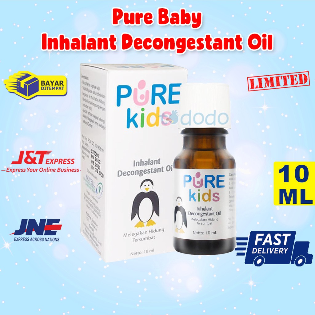 Pure Baby Inhalant Decongestant Oil 10ml