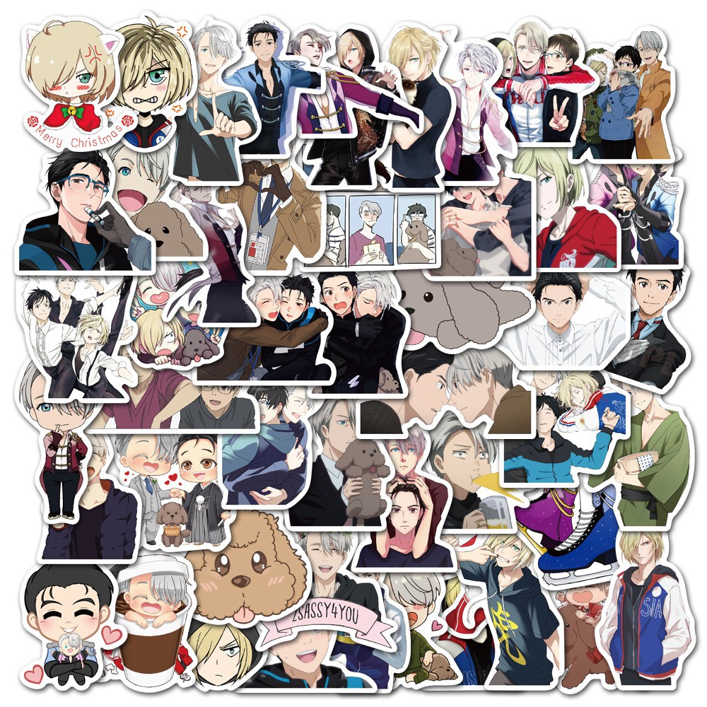 YI001 – Sticker / Stiker Anime Jepang Yuri on Ice