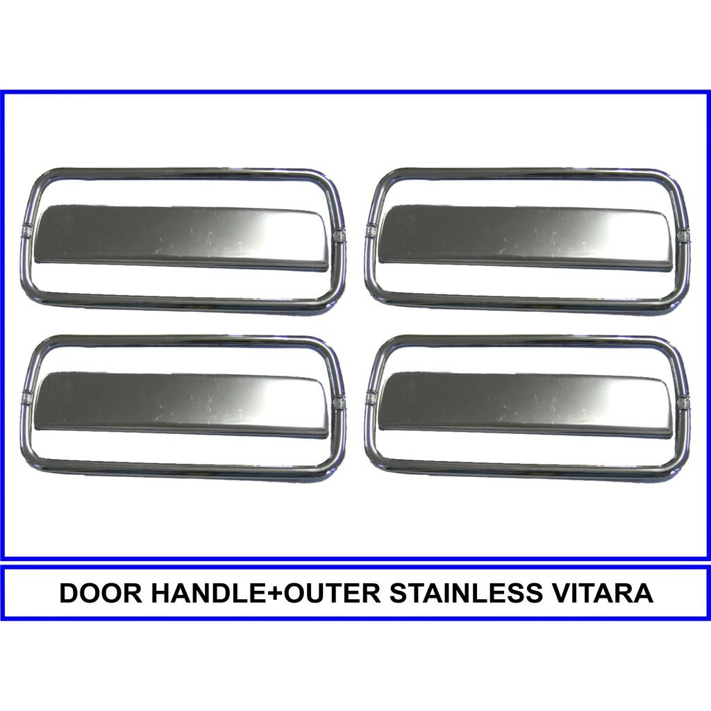 DOOR HANDLE + OUTER STAINLESS VITARA 1992-1996