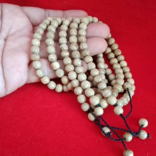 Gelang butiran akar bahar putih