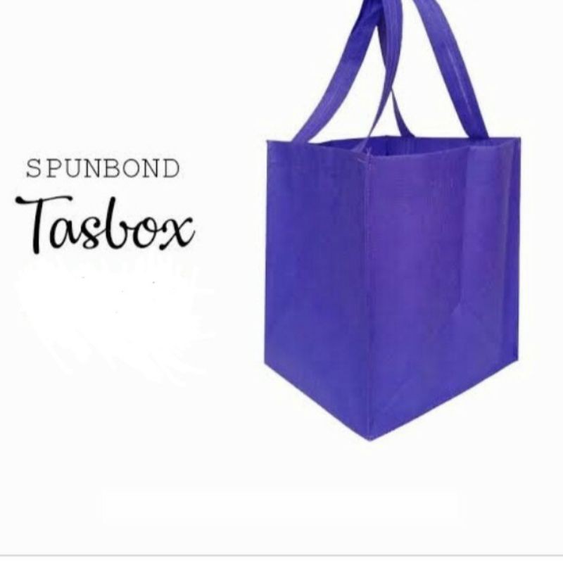 

Goodiebag Box 25 x 25[POLOS TAMPA SABLON]-Tas spundbond-Tas besek