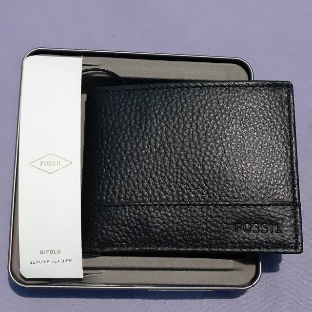 Dompet Fossil Godfrey Bifold Black NWT