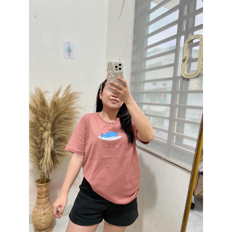 KAOS PAUS | BAJU TUMBLR TEE SHIRT OVERSIZE DUSTY ROSE BLUE HITAM BEIGE | TUMBLR TEE | KOREA STYLE