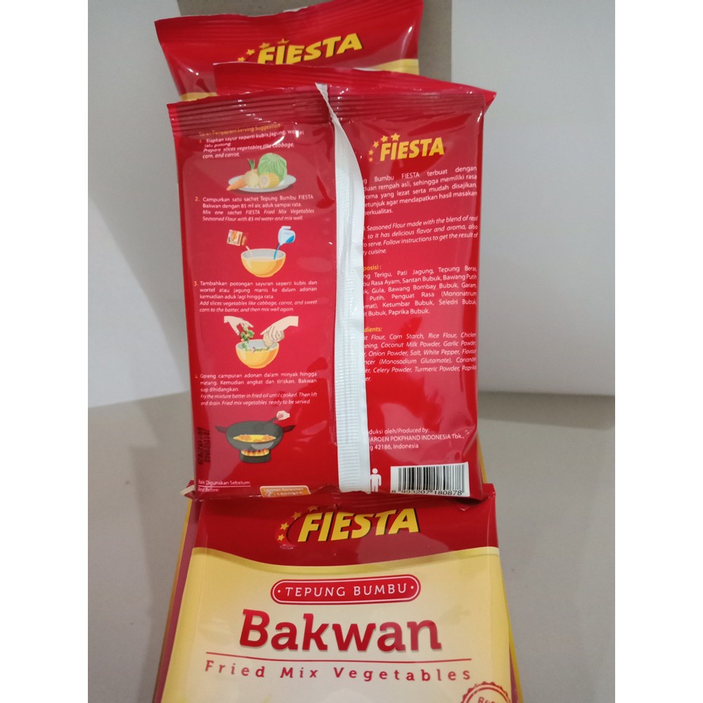 

Fiesta Tepung Bumbu Bakwan 80 Gr