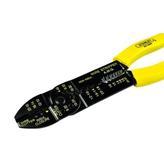 Stanley tang crimping krimping skun penjepit pengupas kabel 9 inch