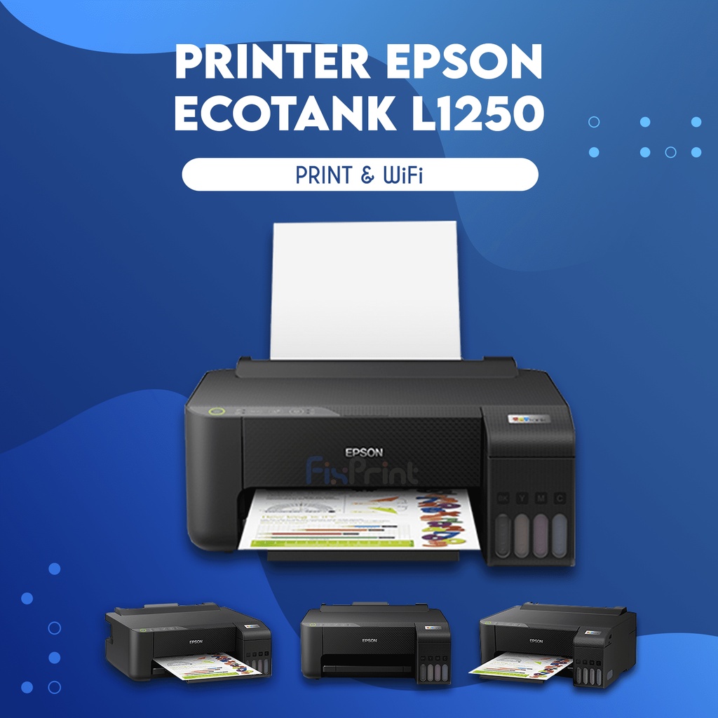 Printer Epsn L1250 Inktank Single Function Wireless WiFi Print Only