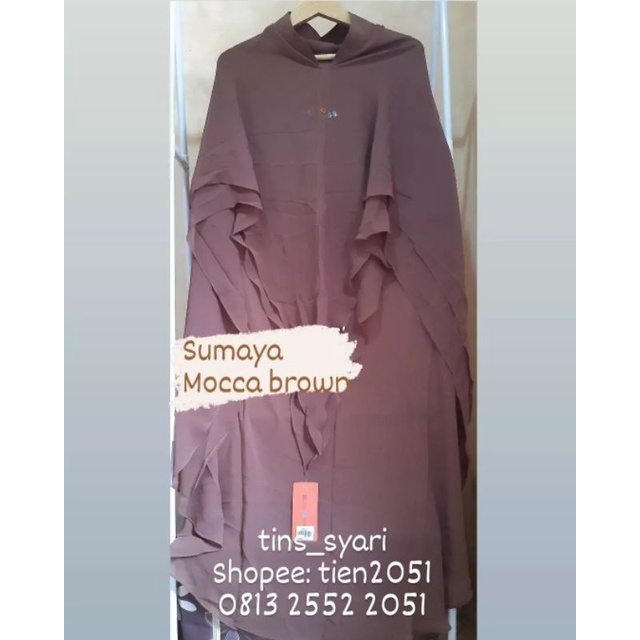 Sisesa khimar sumaya mocca brown sale new tag