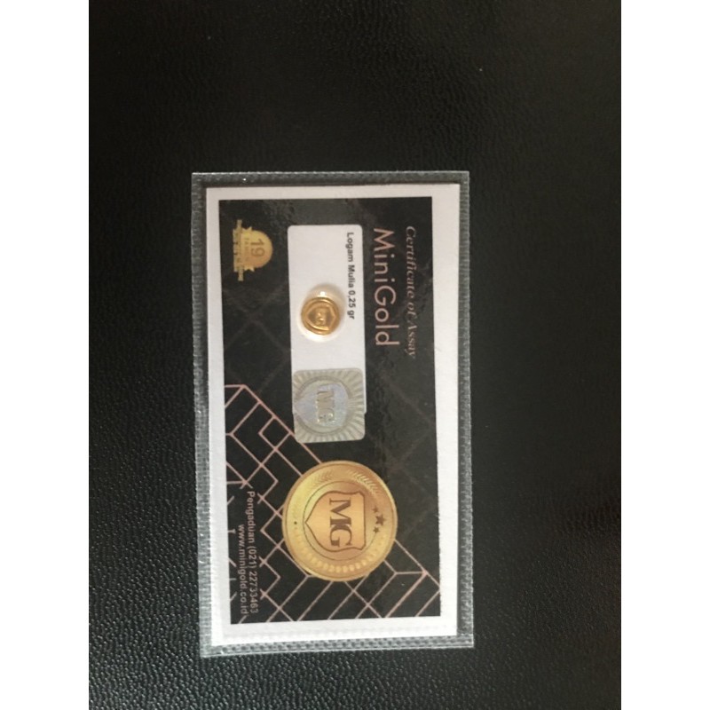 

Emas Minigold 0,25 gr