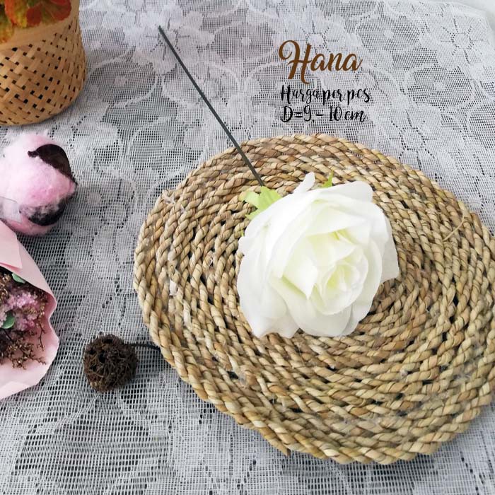 Bunga mawar plastik dekorasi/bunga plastik artificial-3