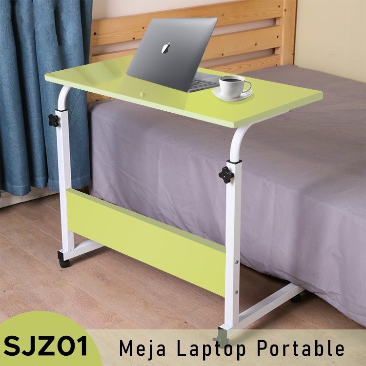 Meja Laptop Roda Meja Kerja Portable Serbaguna Meja Laptop murah -Wonderdekorasi