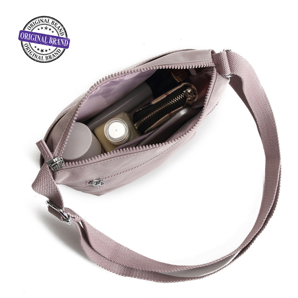 GUDIKA - Tas Selempang Wanita Elegant Import Original 5158 - Tas Wanita Selempang Bahu Kekinian Terbaru Bahan Nylon Waterproof Anti Air - slingbag - tas mini - bag - cewek - imut - fashion - branded - santai - tas - slempang - termurah - ori - handbag