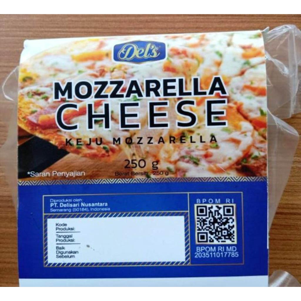 

KEJU MOZZARELLA 250 GR - DELS MOZZARELLA EURIAL