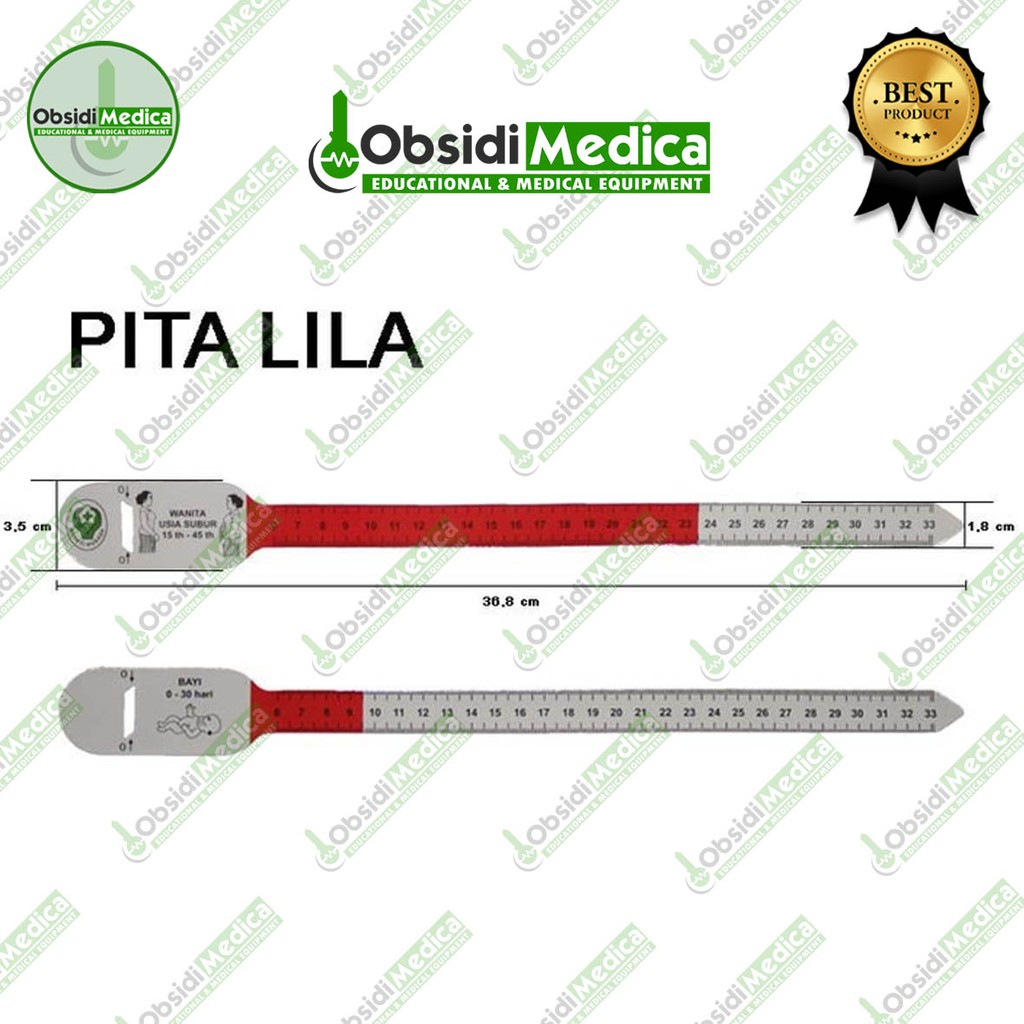 Pita Lila pengukur lengan atas ibu hamil - meteran lila