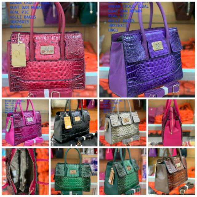 UMANO VERO 8863 / 3676-2
BAHAN KROKO  /UMANO VERO ORIGINAL / TOTE BAG