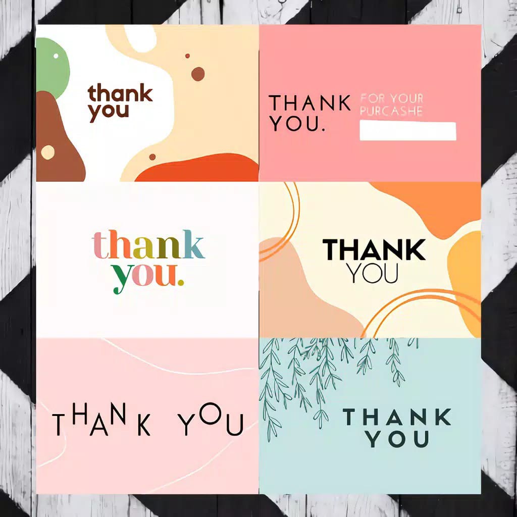 

thankyou card