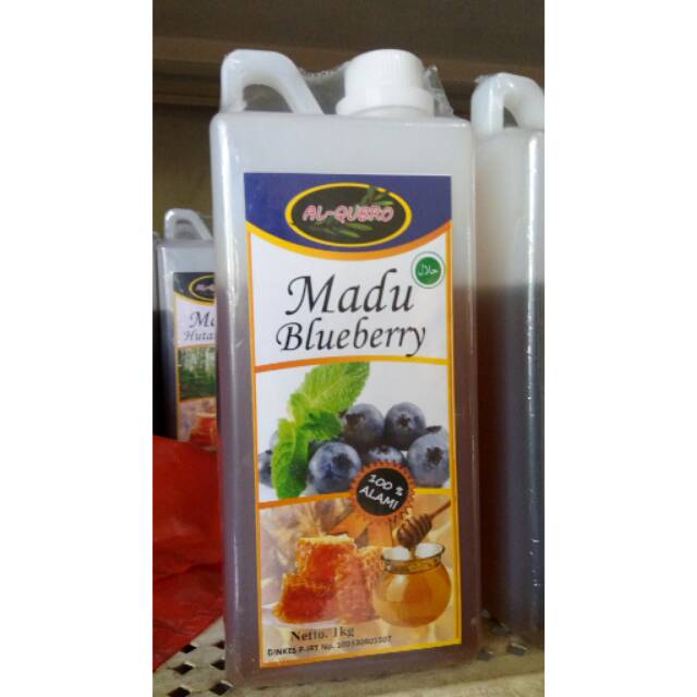 

Madu Asli Blueberry Al Qubro Murni 1kg