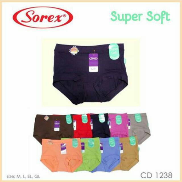 Celana Dalam (CD) Wanita Super Soft Merek Sorex 1238