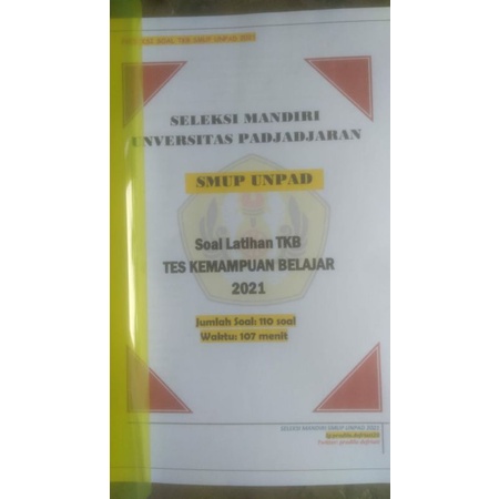 Prediksi Soal Tkb Smup Unpad 2021 Baca Deskripsi Shopee Indonesia