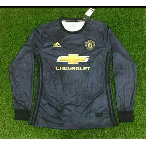 JERSEY MANCHESTER UNITED 3RD LONGSLEEVE LS 2018/2019 GRADE ORI
