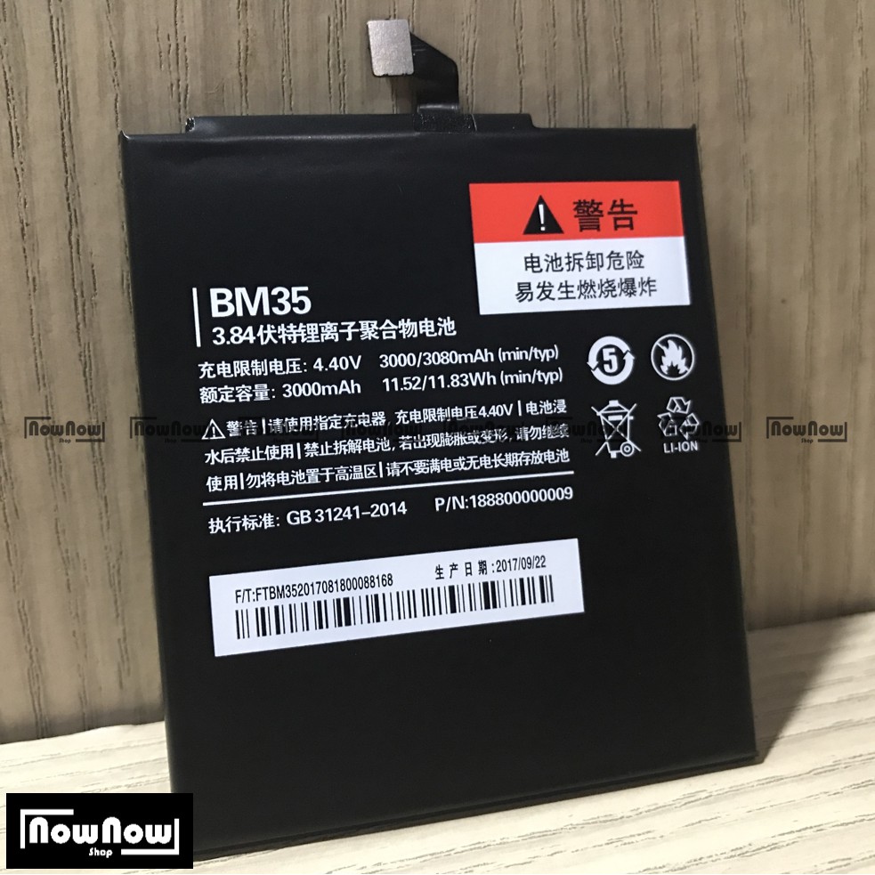 Baterai XiaoMi Mi4C BM35 Original Batre Batrai Battery HP