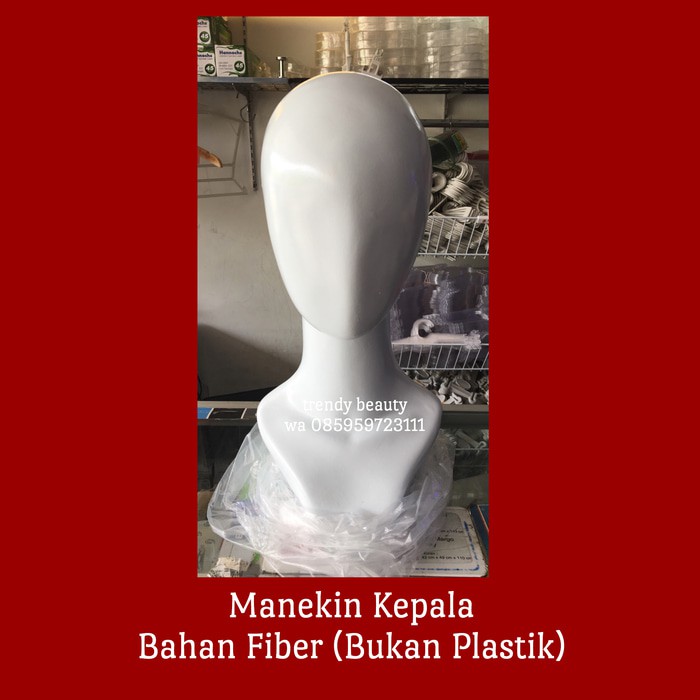 TERBARU PATUNG MANEKIN KEPALA ALIEN FIBER 