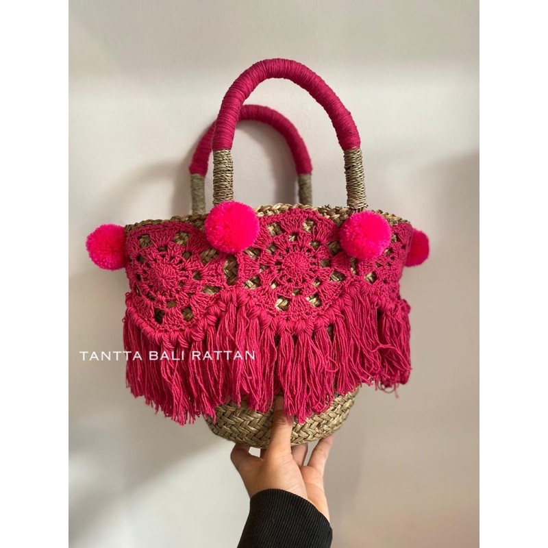 Top handle Bag Bali/ tas wanita / tas handmade / tas anyam Bali / Bali Bag / tas pantai