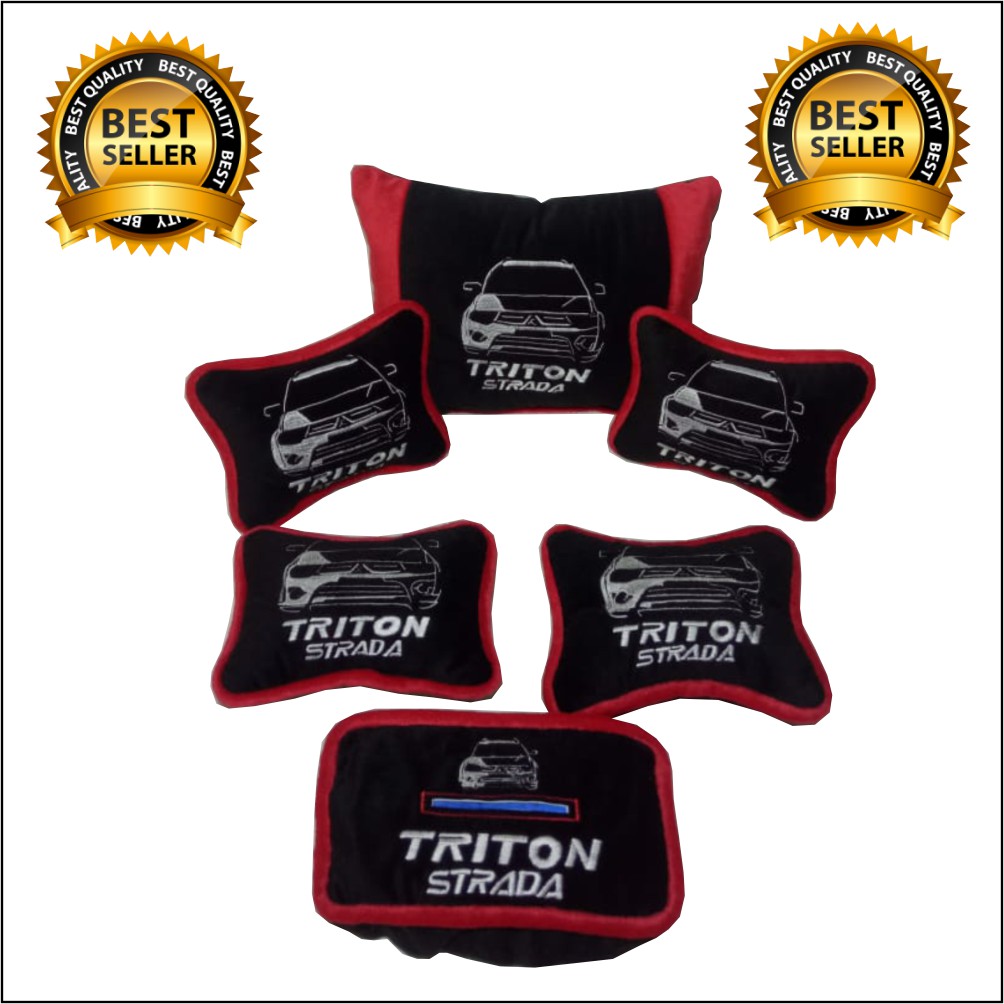 Bantal mobil Triton Strada Headrest Mobil Interior aksesoris mobil